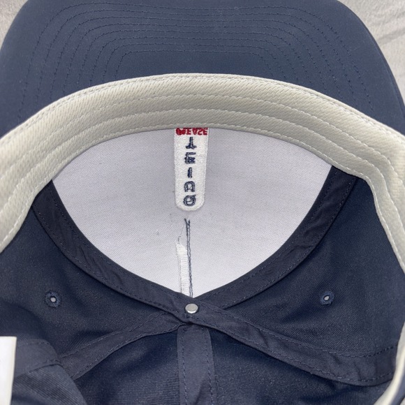 Peter Millar Quiet Please Navy Performance Rope Men's Women's Golf Hat Snapback - Picture 15 of 15